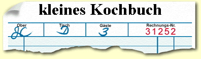  kleines Kochbuch 